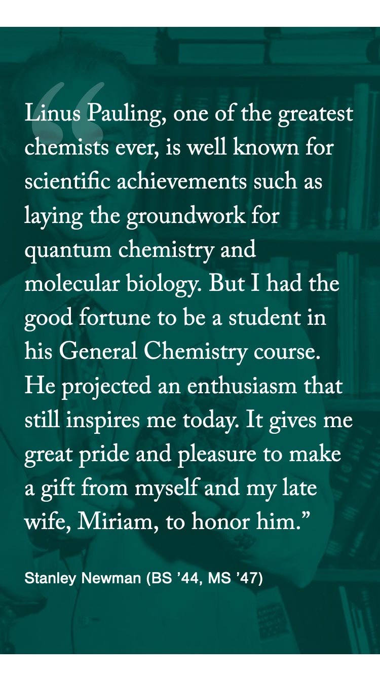 Caltech “In Honor Of” Microsite small screen