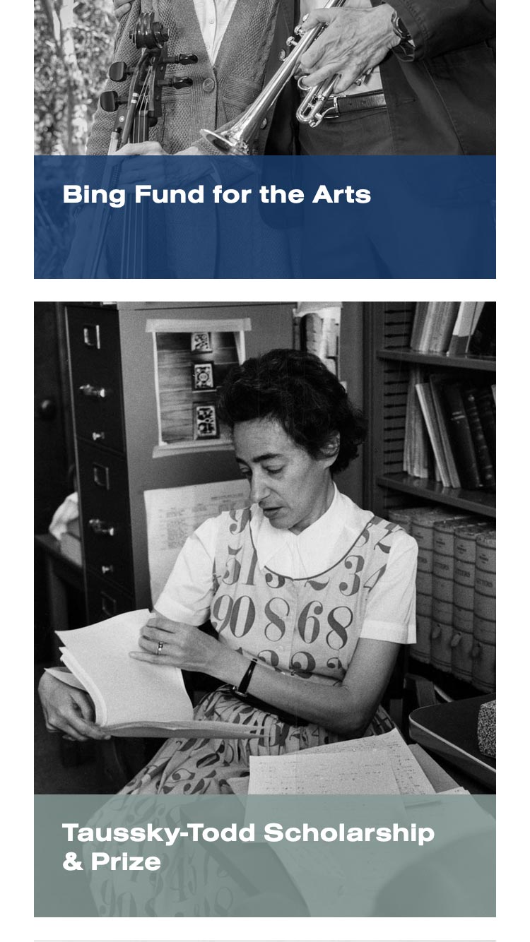 Caltech “In Honor Of” Microsite small screen