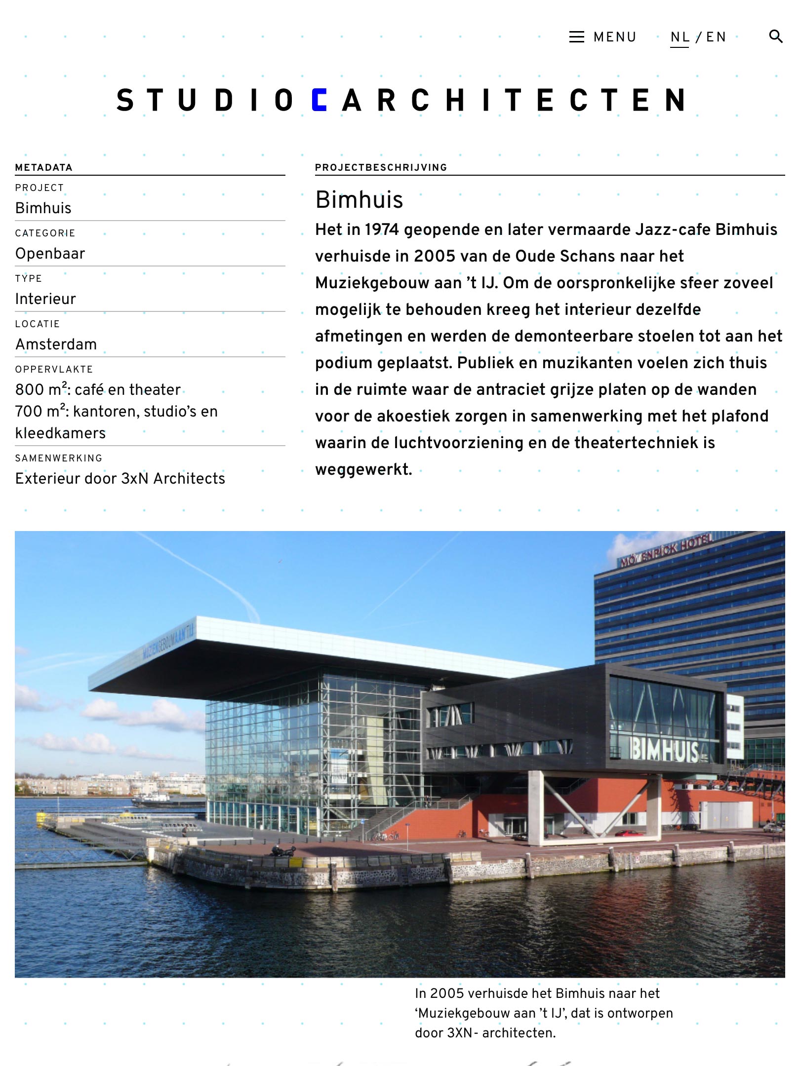 Studio C responsive layout